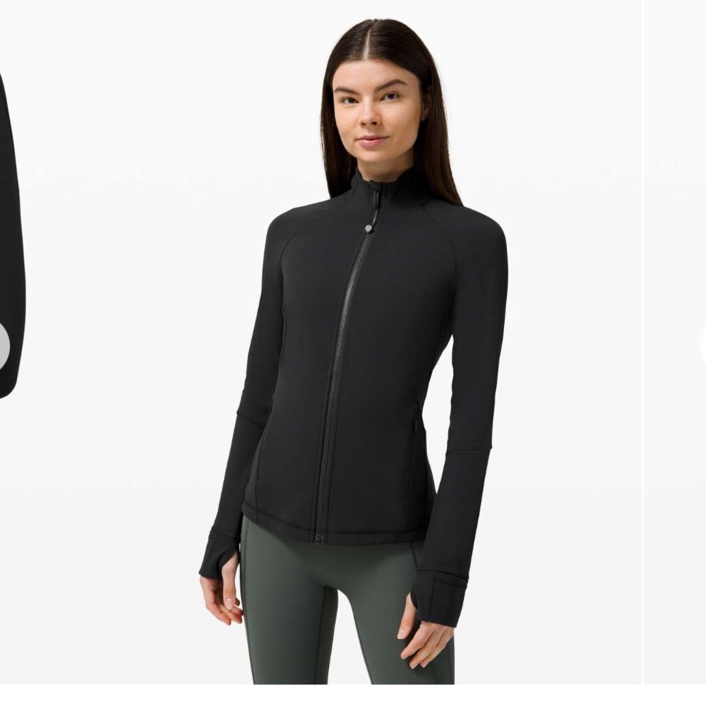 LULULEMON NULU FOLD ZIP JACKET BLACK